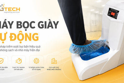 Máy bọc giày tự động là gì? Vì sao phòng sạch, nhà máy hiện đại bắt buộc phải có?