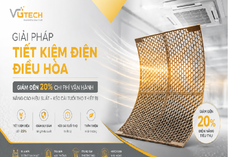 Giải pháp tiết kiệm điện điều hòa cho nhà máy: Giảm đến 20% chi phí vận hành mà không cần thay mới thiết bị