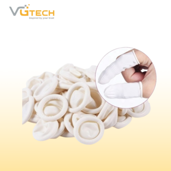 Anti-static rubber finger covers