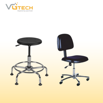 Clean room electrostatic chair